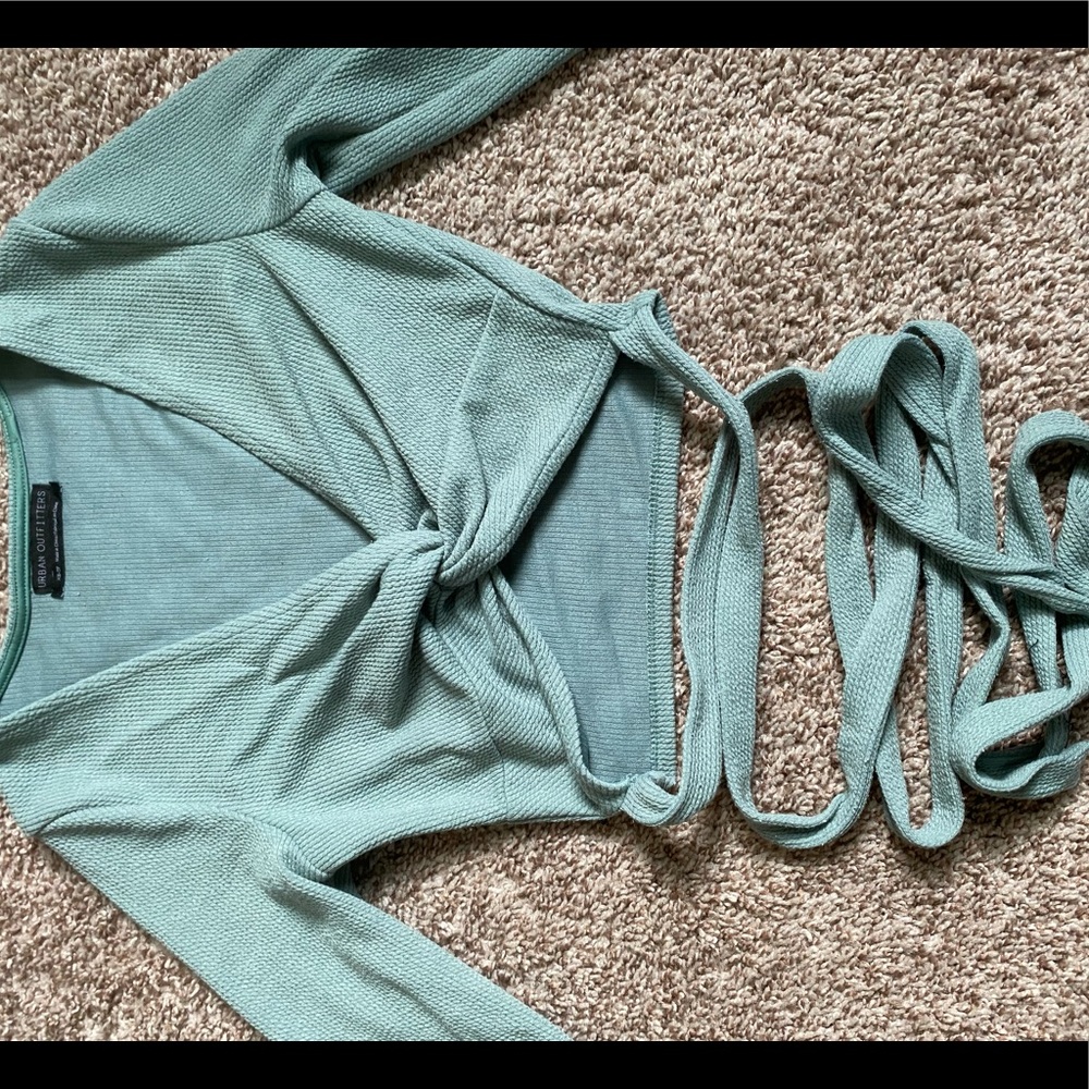 Urban Outfitters Cross tie crop top